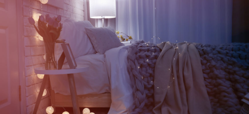 Cozy,Room,Interior,With,Comfortable,Bed.,Modern,House,Design