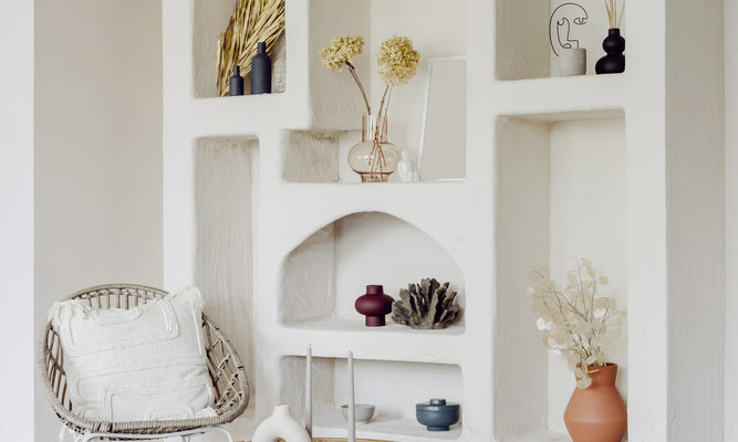 Interior,Design,With,White,Wall,In,Living,Room.,Modern,Decor
